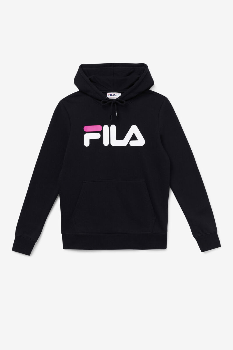 Fila Lucy Hoodie Black / White / Pink | AohXkOzxPTt
