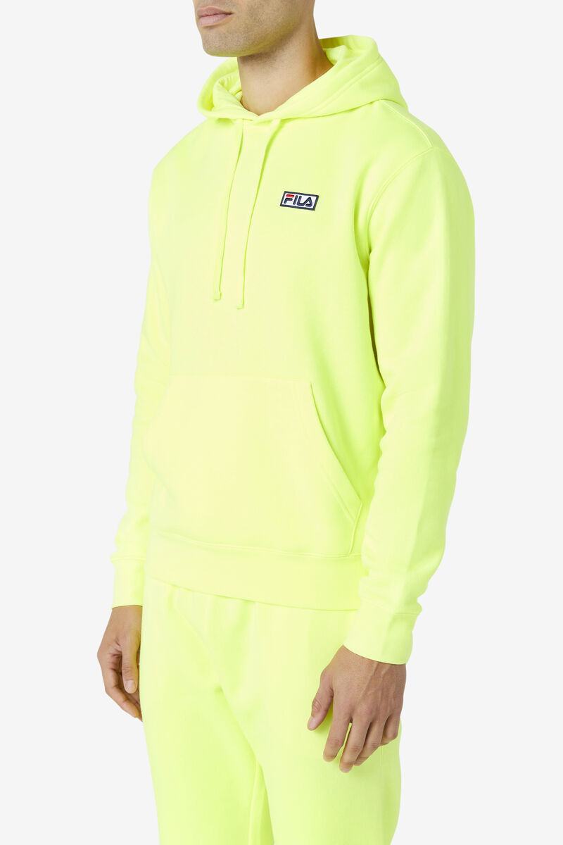 Fila Algot Hoodie Yellow / Black | UVtgaLMqvT6