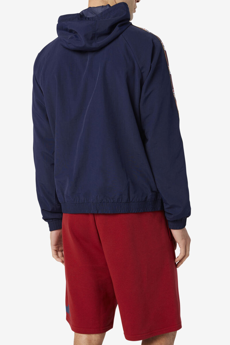 Fila Cameron 1/2 Zip Wind Jacket Navy | y9sQphw8pyJ