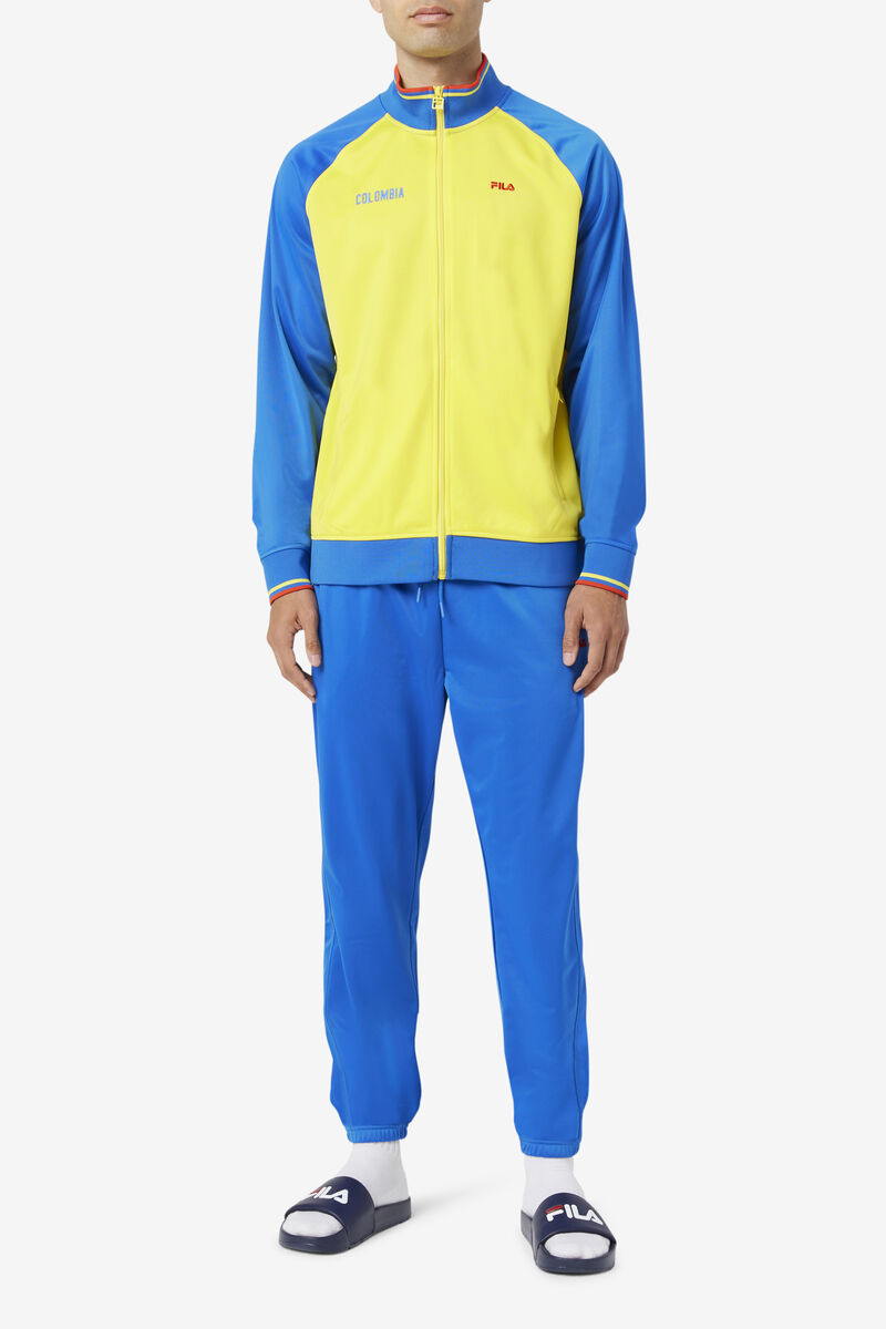 Fila Colombia Track Pant Blue / Red | nbN3XRdIXGs