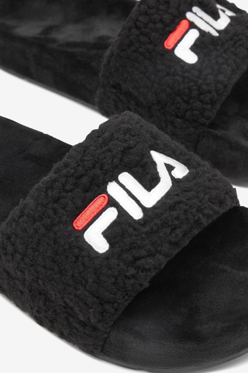 Fila Fuzzy Drifter Black / Red / White | 2uNXg9vPM1N
