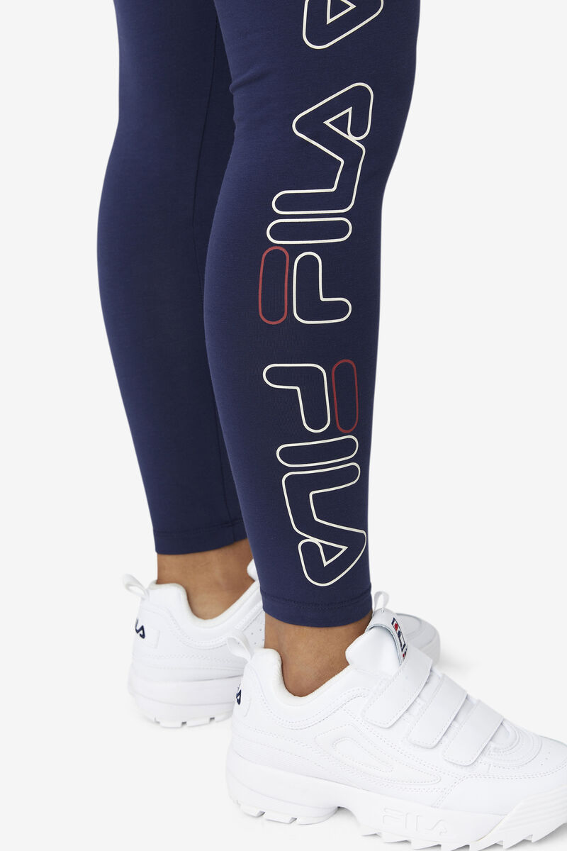 Fila Romy Legging Navy / Red | RLZPRWGAhcL