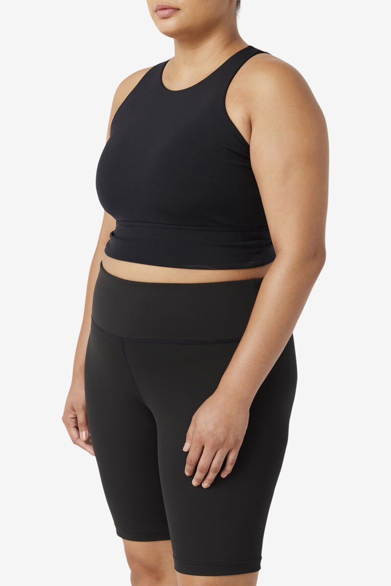 Fila Uplift High Neck Sports Bra Black | FcelRMjKJAY
